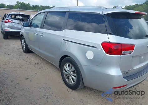 2016 Kia Sedona Lx из США, поврежденный, VIN KNDMB5C10G6118991